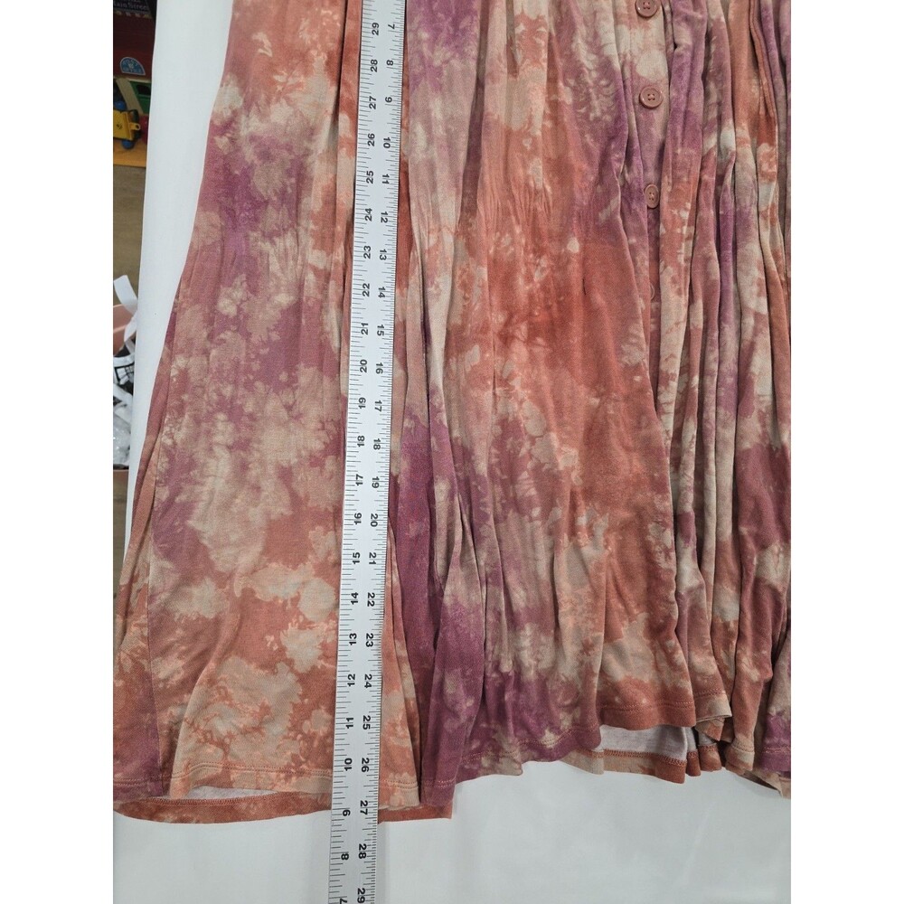 Torrid BOHO Festival Midi Skirt Challis Pleated Tie Dye Plus Size 2 2x BQ - Picture 9 of 9
